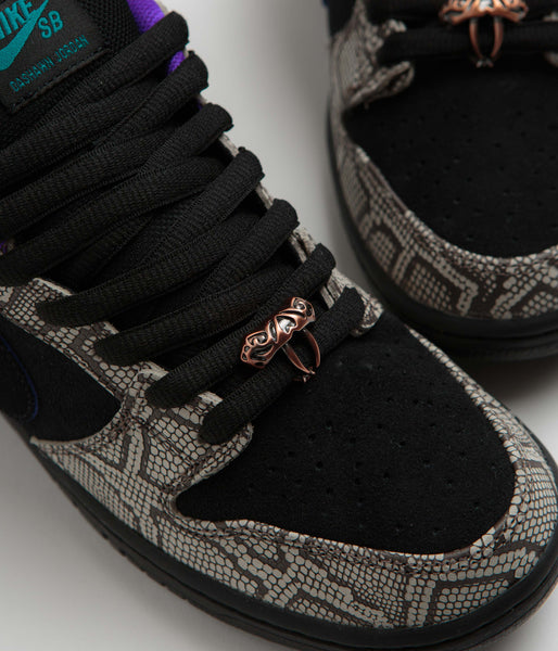 Nike SB x Dashawn Jordan Dunk Low Pro Shoes - String / Black - Bright ...