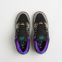 Nike SB x Dashawn Jordan Dunk Low Pro Shoes - String / Black - Bright Spruce - Fierce Purple thumbnail