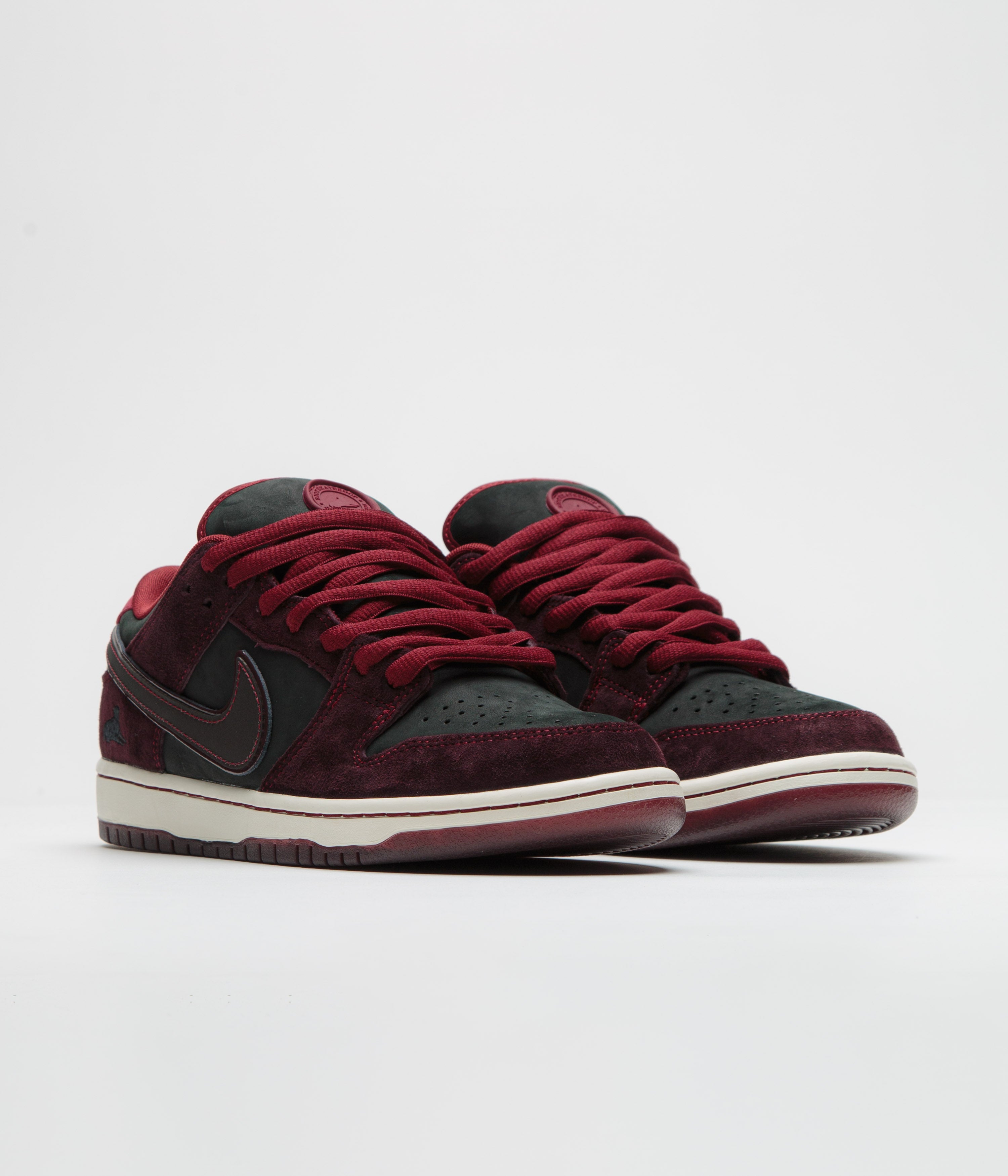 Nk Sb Riot Nike SB x RIOT Skateshop Dunk Low Pro Shoes - Mahogany / Dark Beetroot ...