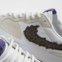 Nike SB x Sky Brown Pogo Plus Shoes in Sail and White and Gym Red - Black thumbnail
