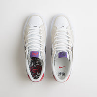 Nike SB x Sky Brown Pogo Plus Shoes in Sail and White and Gym Red - Black thumbnail