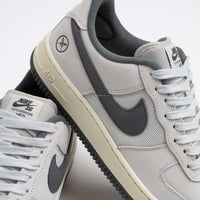 Nike SB x Yuto Horigome Air Force 1 Shoes in White and Iron Grey and White - Coconut Milk thumbnail