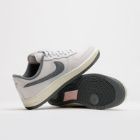 Nike SB x Yuto Horigome Air Force 1 Shoes in White and Iron Grey and White - Coconut Milk thumbnail