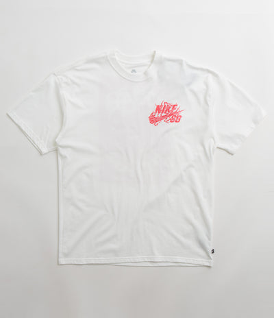 Nike SB Year of the Dragon T-Shirt in White and University Red