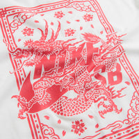 Nike SB Year of the Dragon T-Shirt in White and University Red thumbnail