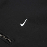 Nike Solo Swoosh 1/4 Zip Sweatshirt in Black and White thumbnail