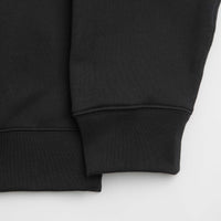 Nike Solo Swoosh 1/4 Zip Sweatshirt in Black and White thumbnail