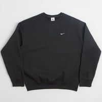 Nike Solo Swoosh Crewneck Sweatshirt in Black and White thumbnail