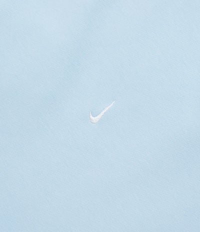Nike Solo Swoosh Crewneck Sweatshirt in Celestine Blue and White
