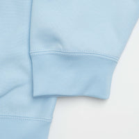 Nike Solo Swoosh Crewneck Sweatshirt in Celestine Blue and White thumbnail