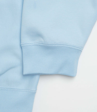 Nike Solo Swoosh Crewneck Sweatshirt in Celestine Blue and White