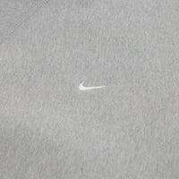 Nike Solo Swoosh Crewneck Sweatshirt - Dark Grey Heather / White / White thumbnail