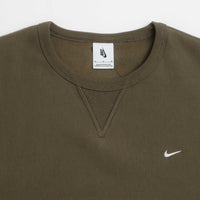 Nike Solo Swoosh Crewneck Sweatshirt - Dark Hazel / White thumbnail
