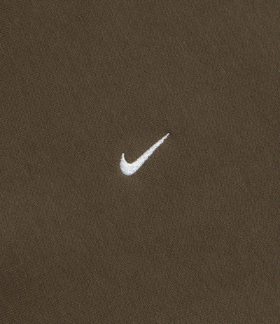 Nike Solo Swoosh Crewneck Sweatshirt - Dark Hazel / White