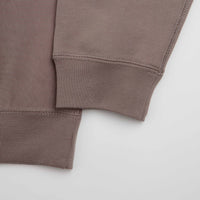 Nike Solo Swoosh Crewneck Sweatshirt - Mink Brown / White thumbnail