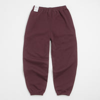 Nike Solo Swoosh Cuffed Sweatpants - Burgundy Crush / Burgundy Crush / White thumbnail