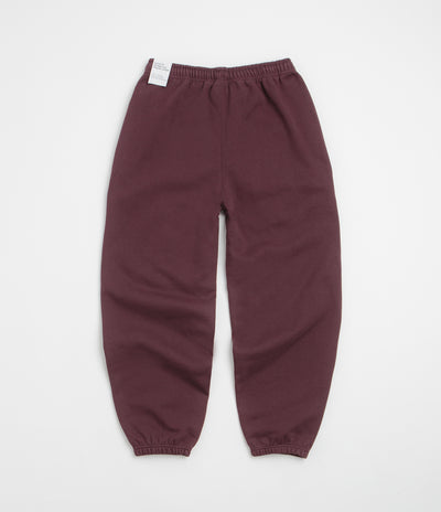 Nike Solo Swoosh Cuffed Sweatpants - Burgundy Crush / Burgundy Crush / White