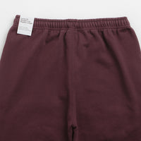 Nike Solo Swoosh Cuffed Sweatpants - Burgundy Crush / Burgundy Crush / White thumbnail