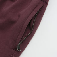 Nike Solo Swoosh Cuffed Sweatpants - Burgundy Crush / Burgundy Crush / White thumbnail