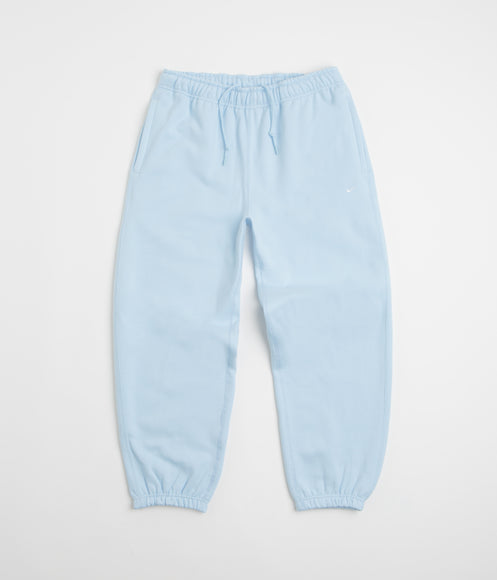 Nike Solo Swoosh Cuffed Sweatpants - Celestine Blue / Celestine Blue / White