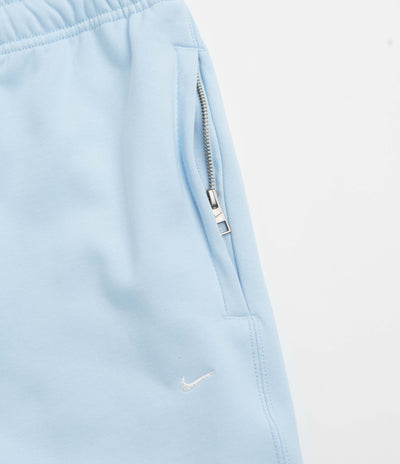 Nike Solo Swoosh Cuffed Sweatpants - Celestine Blue / Celestine Blue / White