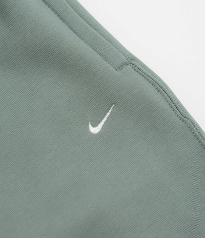 Nike Solo Swoosh Cuffed Sweatpants - Clay Green / Clay Green / White