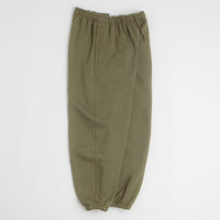 Nike Solo Swoosh Cuffed Sweatpants in Medium Olive and Medium Olive / White thumbnail