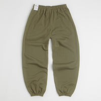 Nike Solo Swoosh Cuffed Sweatpants in Medium Olive and Medium Olive / White thumbnail