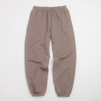 Nike Solo Swoosh Cuffed Sweatpants - Mink Brown / Mink Brown / White thumbnail