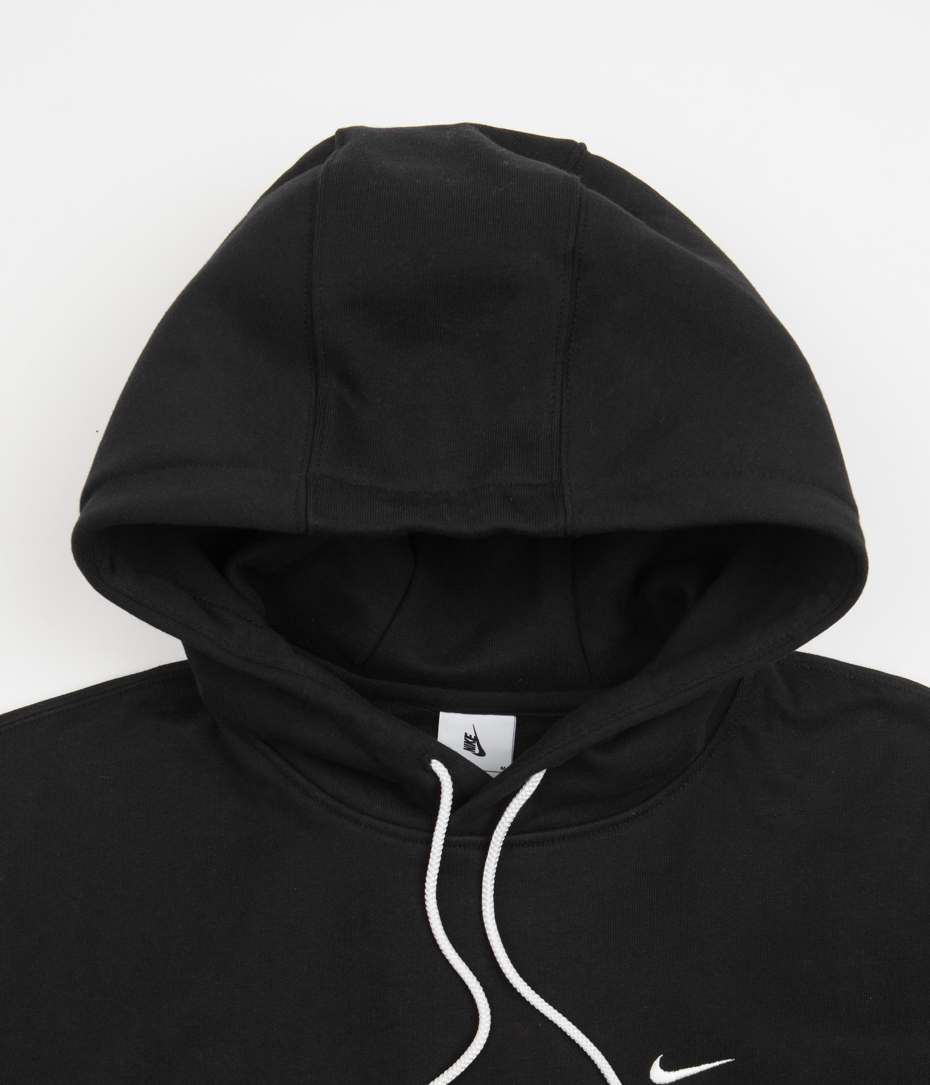 nsw swoosh hoodie black