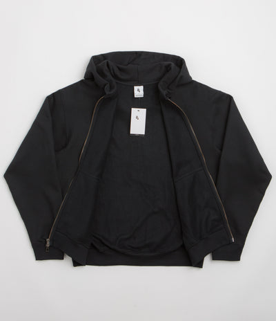 Nike Solo Swoosh Full Zip Hoodie - Black / Black / White