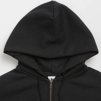 Nike Solo Swoosh Full Zip Hoodie - Black / Black / White thumbnail