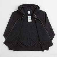Nike Solo Swoosh Full Zip Hoodie - Black / White thumbnail