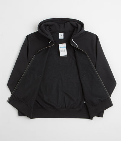 Nike Solo Swoosh Full Zip Hoodie - Black / White