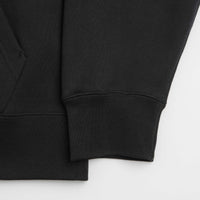 Nike Solo Swoosh Full Zip Hoodie - Black / White thumbnail