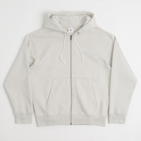 Nike Solo Swoosh Full Zip Hoodie - Light Bone / White thumbnail