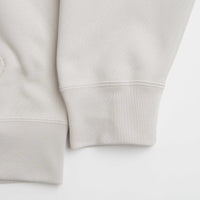 Nike Solo Swoosh Full Zip Hoodie in Light Bone and White thumbnail