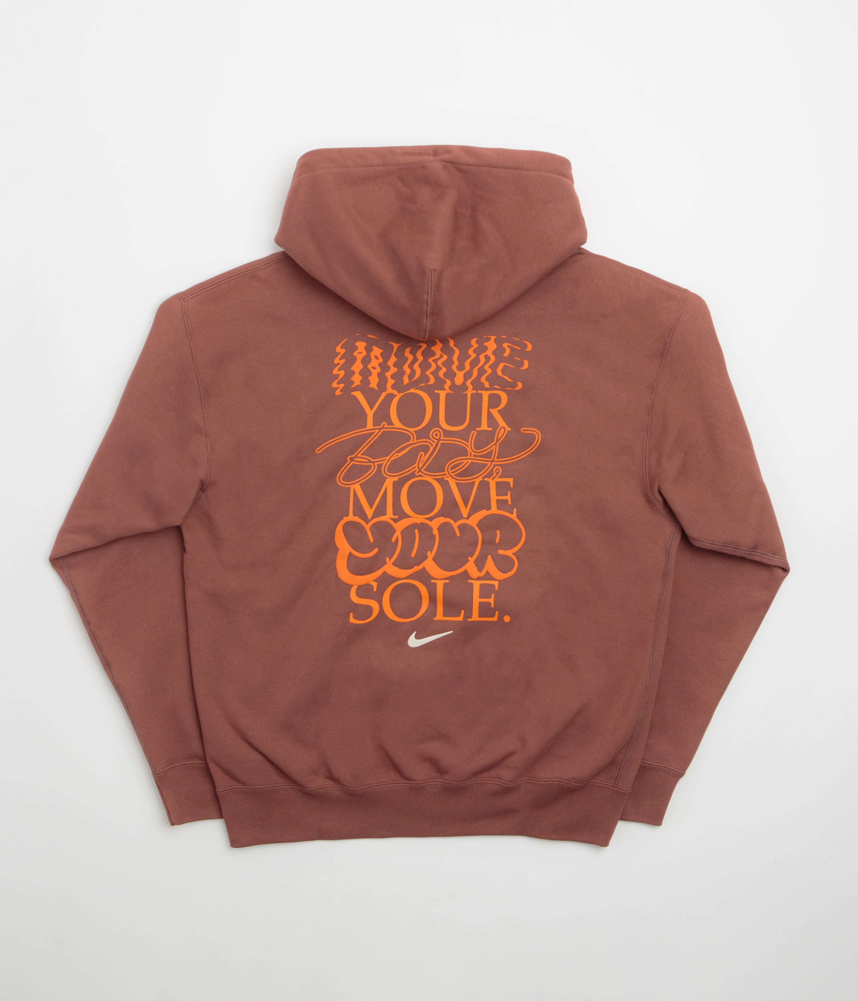 Nike Solo Swoosh GPX Hoodie in Red Sepia
