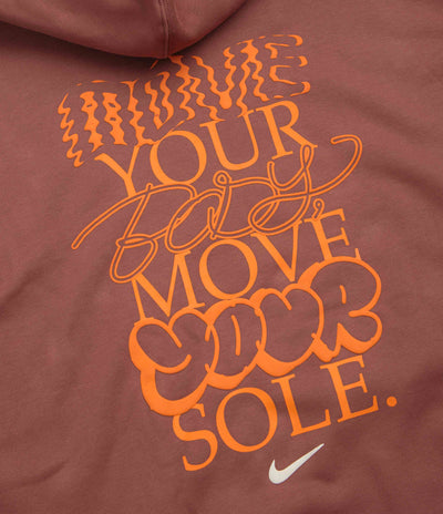 Nike Solo Swoosh GPX Hoodie - Red Sepia