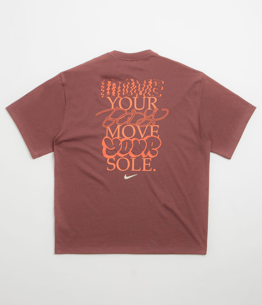 Nike Solo Swoosh GPX T-Shirt - Red Sepia