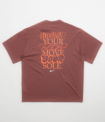 Nike Solo Swoosh GPX T-Shirt - Red Sepia