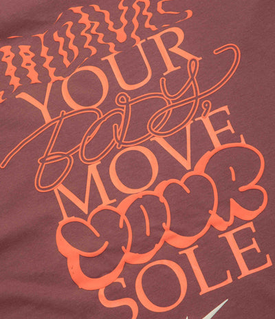 Nike Solo Swoosh GPX T-Shirt - Red Sepia