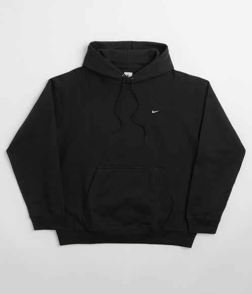 Nike Solo Swoosh Hoodie - Black / Black / White / White
