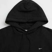 Nike Solo Swoosh Hoodie - Black / Black / White / White thumbnail