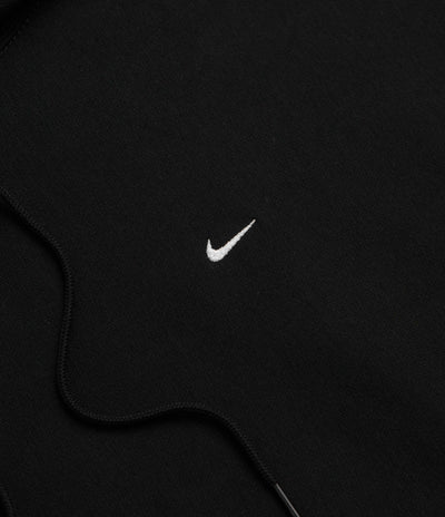 Nike Solo Swoosh Hoodie - Black / Black / White / White