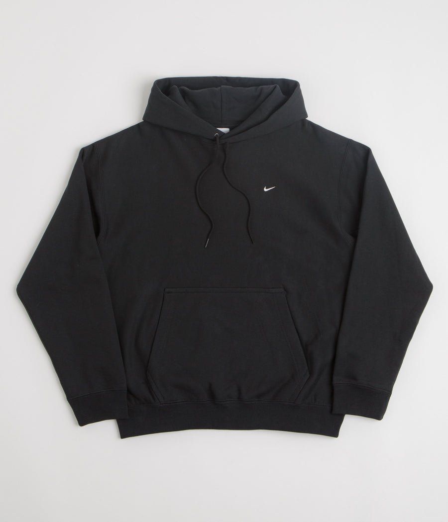 Nike Solo Swoosh Hoodie in Black and Black / White / White
