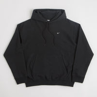 Nike Solo Swoosh Hoodie in Black and Black / White / White thumbnail