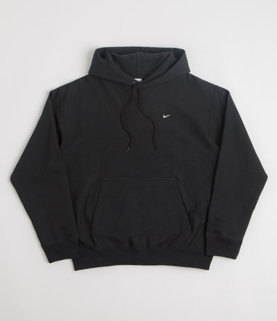 Nike Solo Swoosh Hoodie in Black and Black / White / White