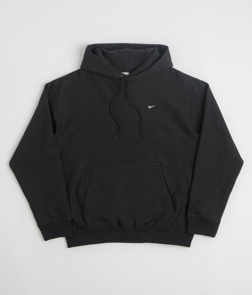 Nike Solo Swoosh Hoodie - Black / Black / White / White