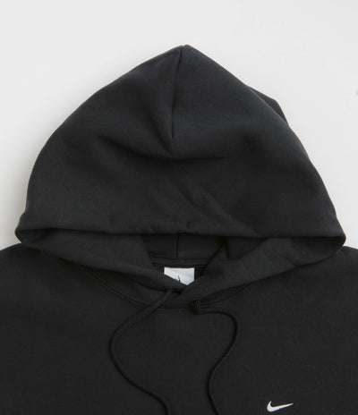 Nike Solo Swoosh Hoodie in Black and Black / White / White